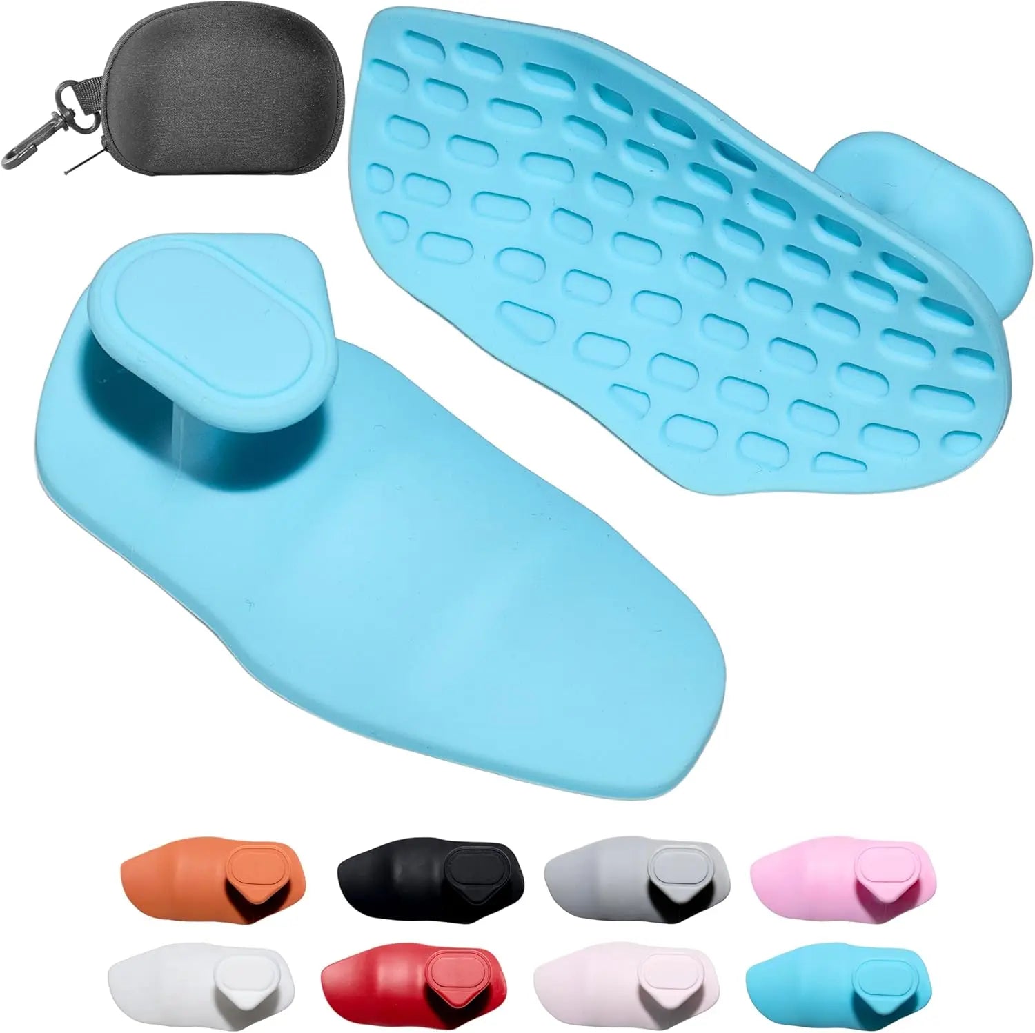 Silicone Weightlifting Grips and Workout Gloves for Enhanced Grip and Comfort in Strength Training